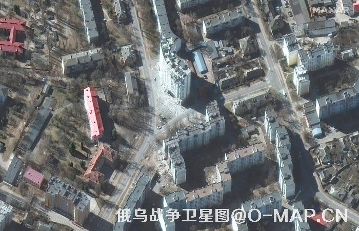 Maxar卫星拍摄的俄乌战争高清影像图