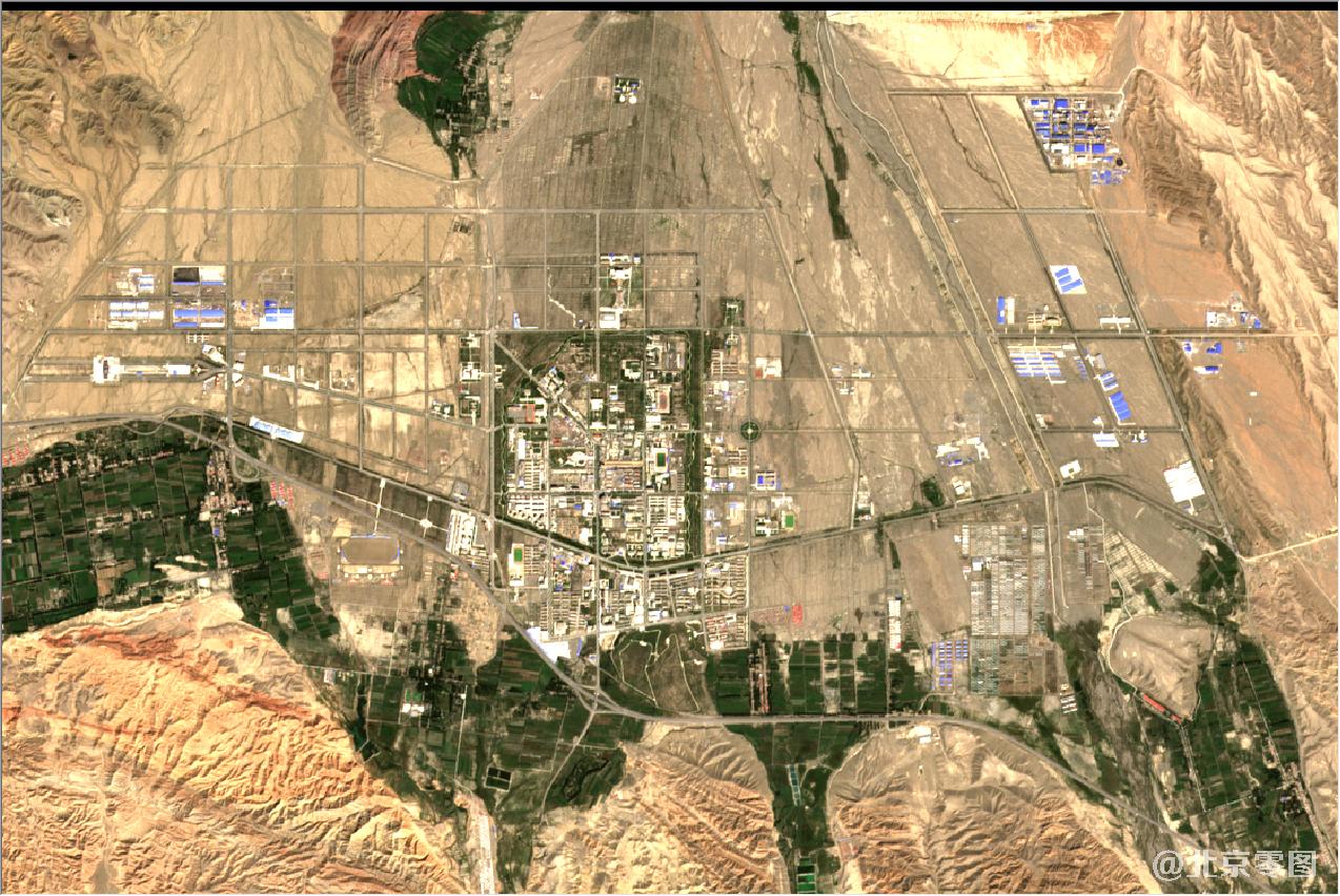 新疆棉花种植区2020年卫星地图