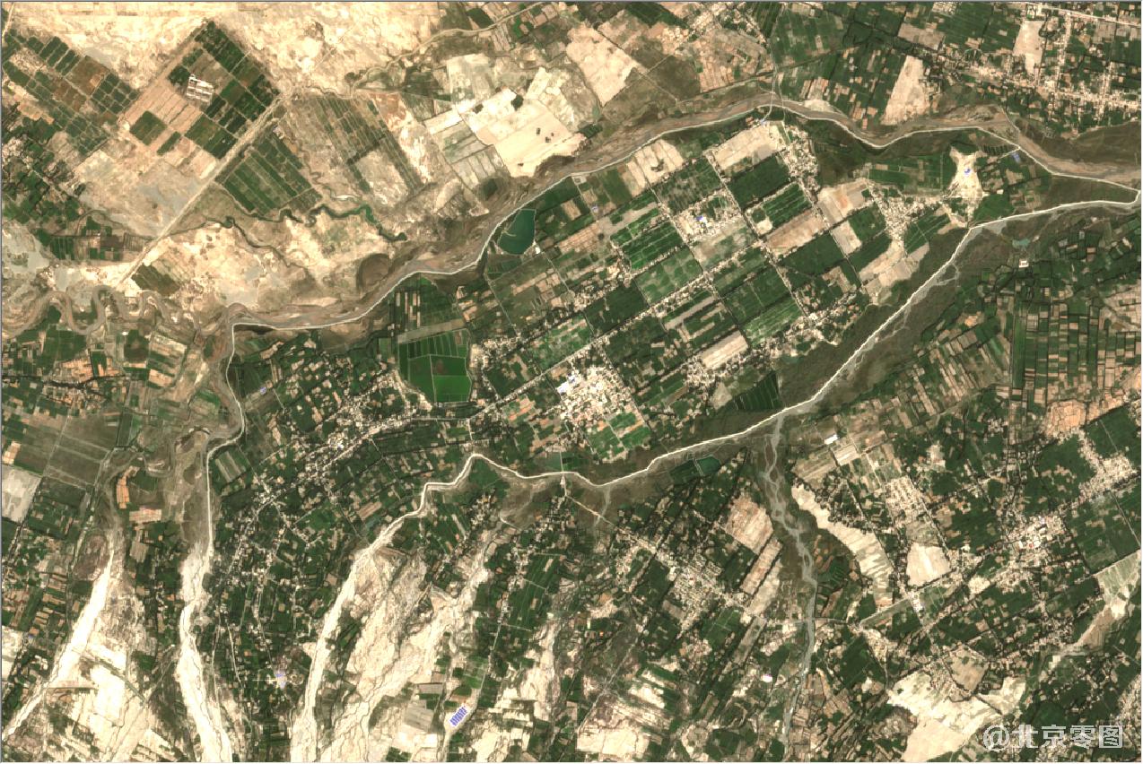 新疆棉花种植区2020年卫星地图