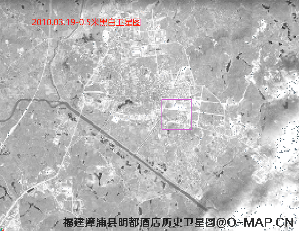 福建省漳州市漳浦县明都商务酒店历史卫星图