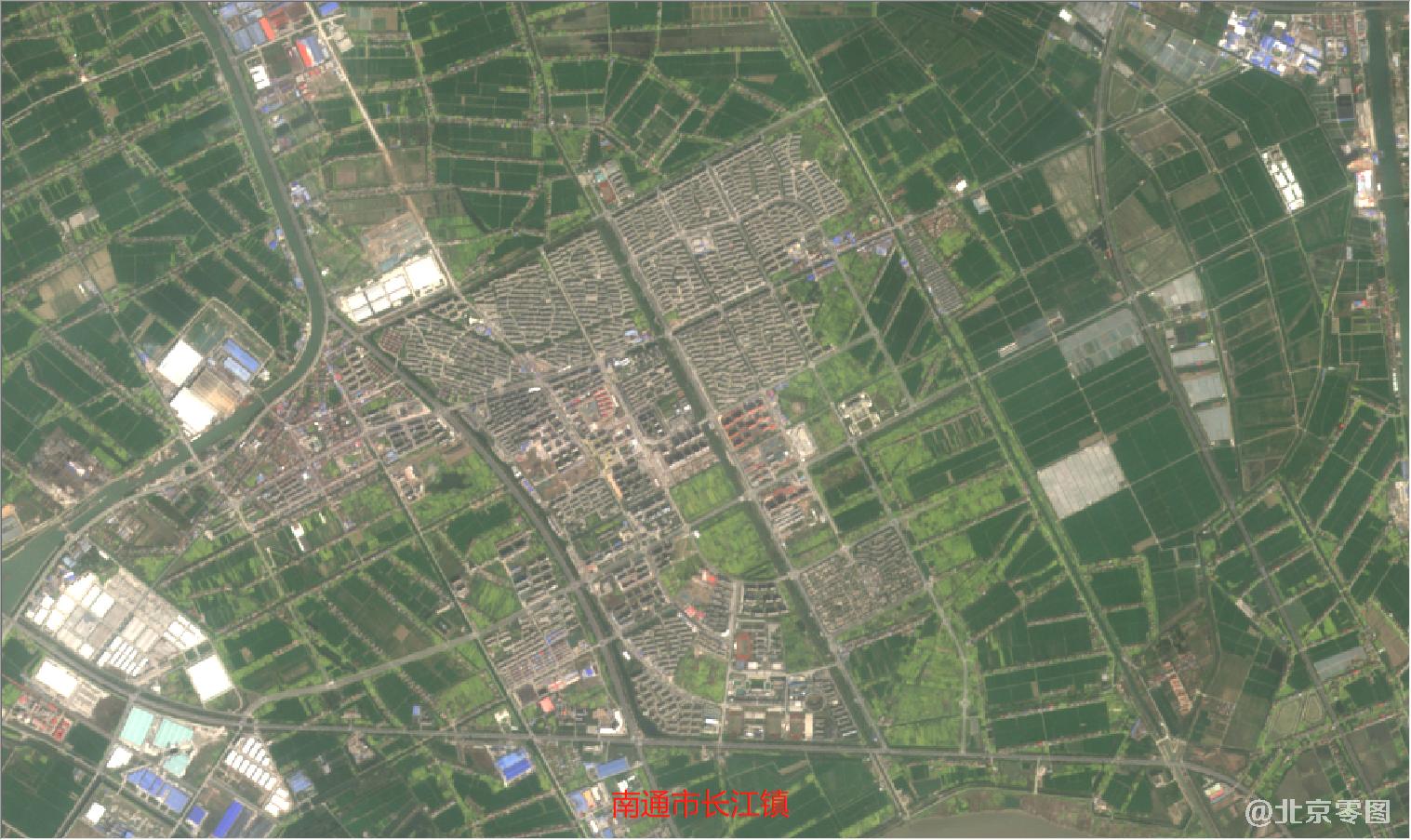南通市2021年3月份卫星图