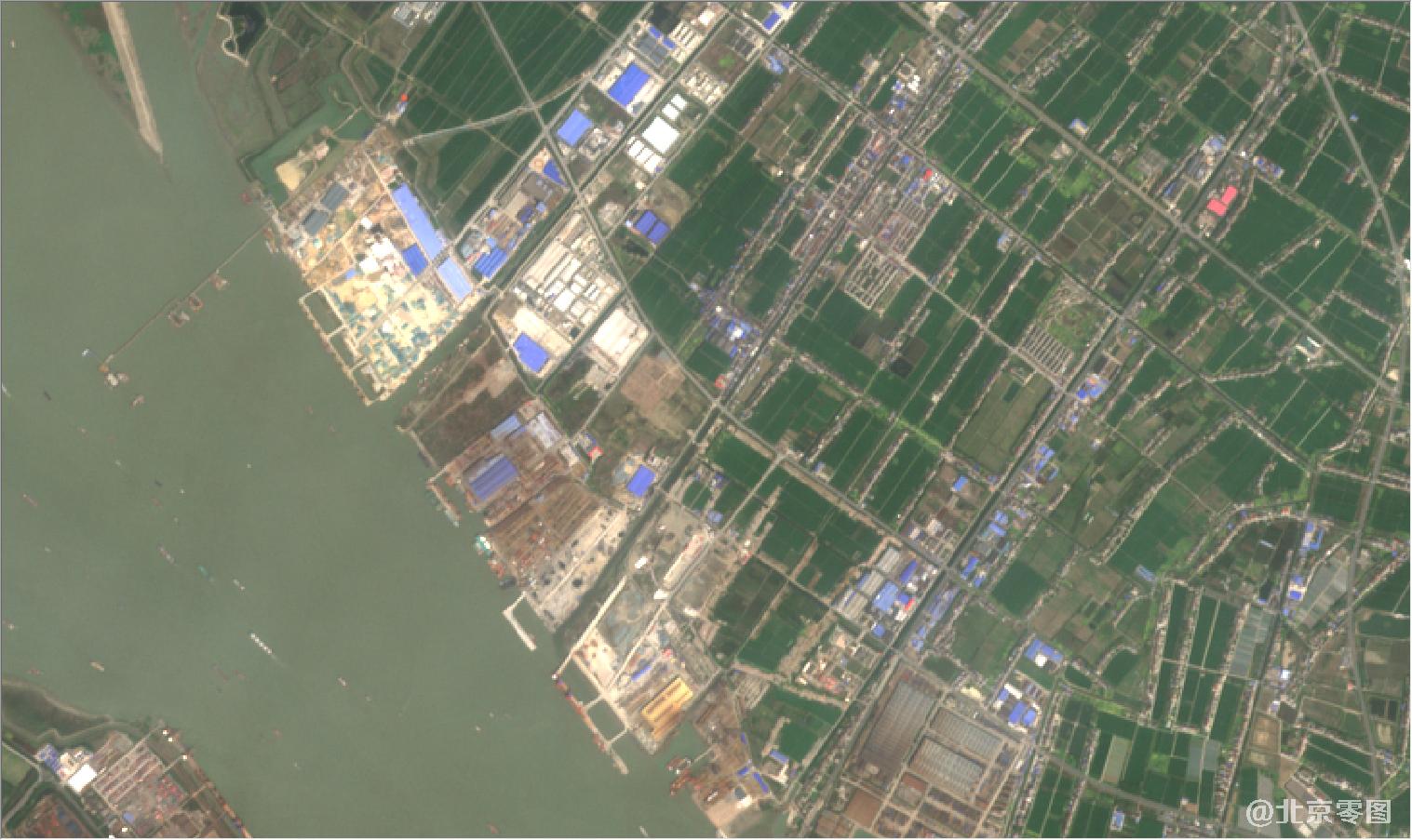 南通市2021年3月份卫星图