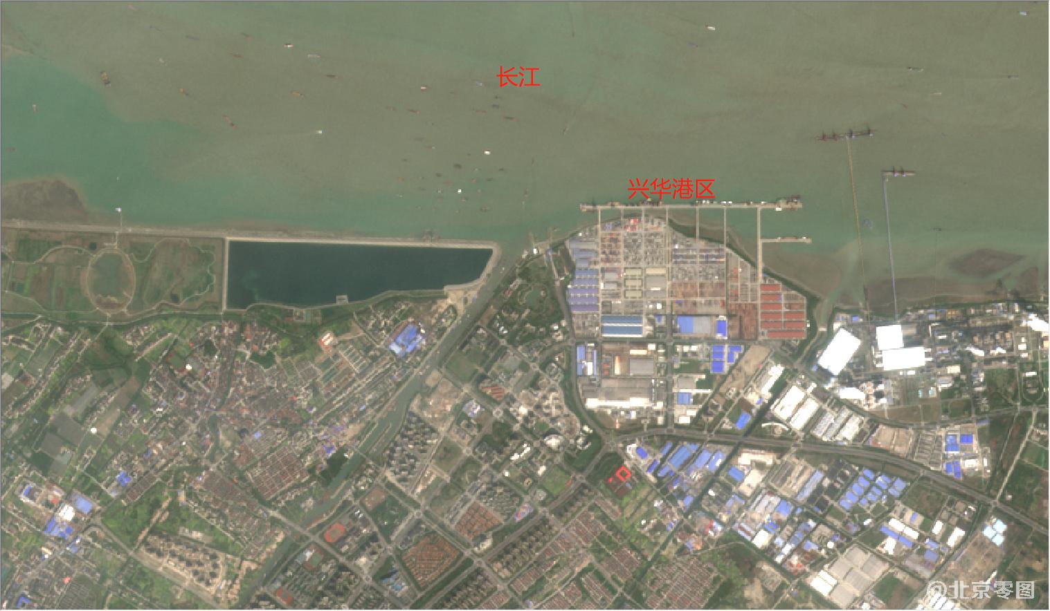 南通市2021年3月份卫星图