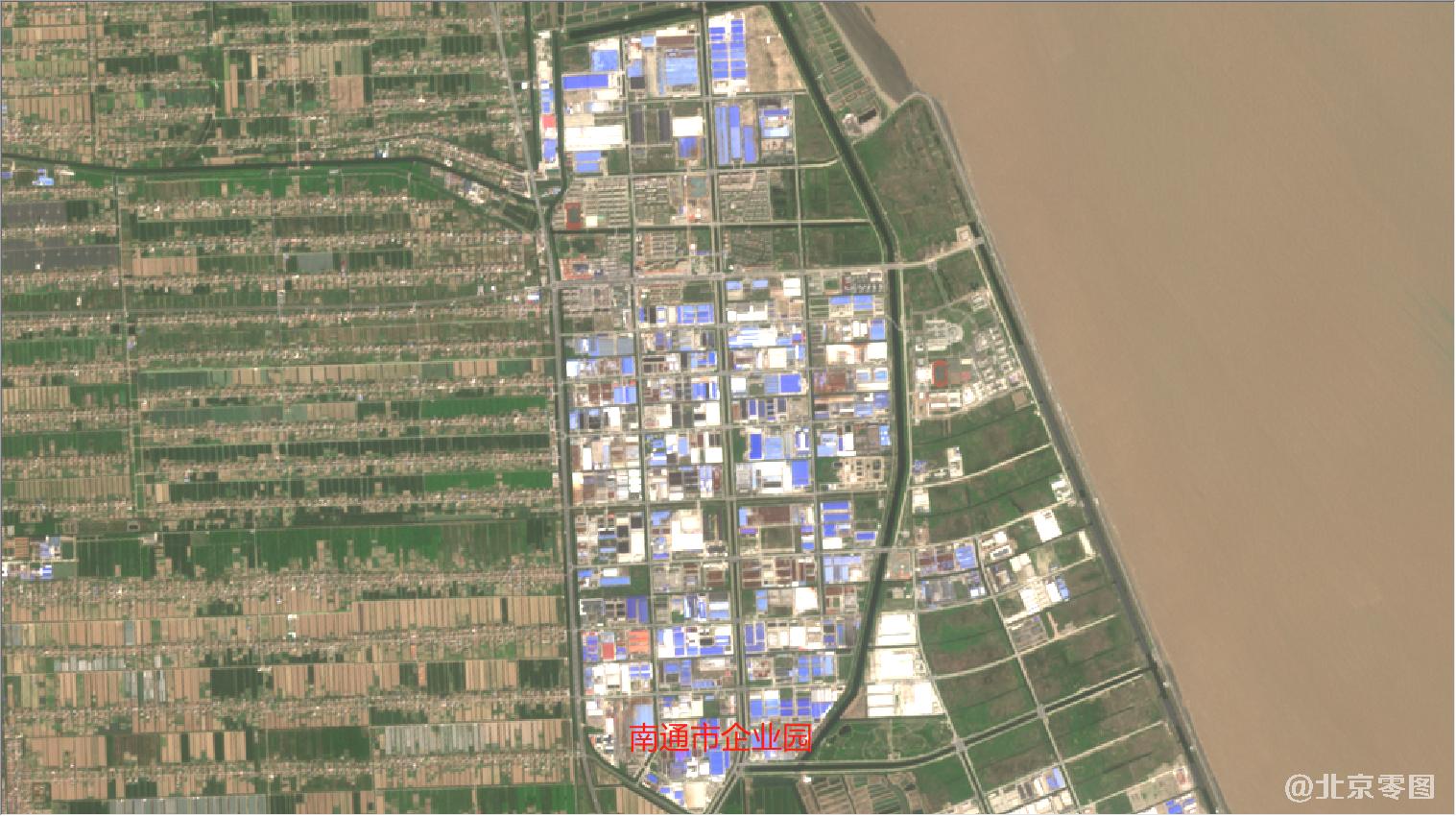 南通市2021年3月份卫星图