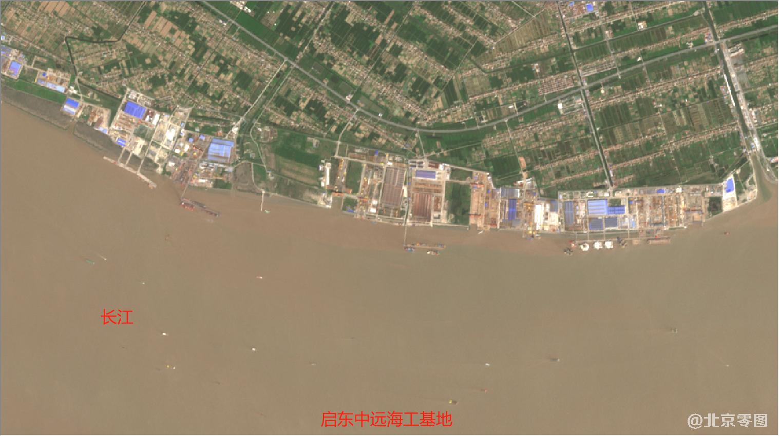 南通市2021年3月份卫星图