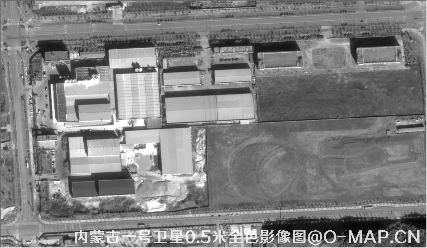 内蒙古一号卫星0.5米全色影像图