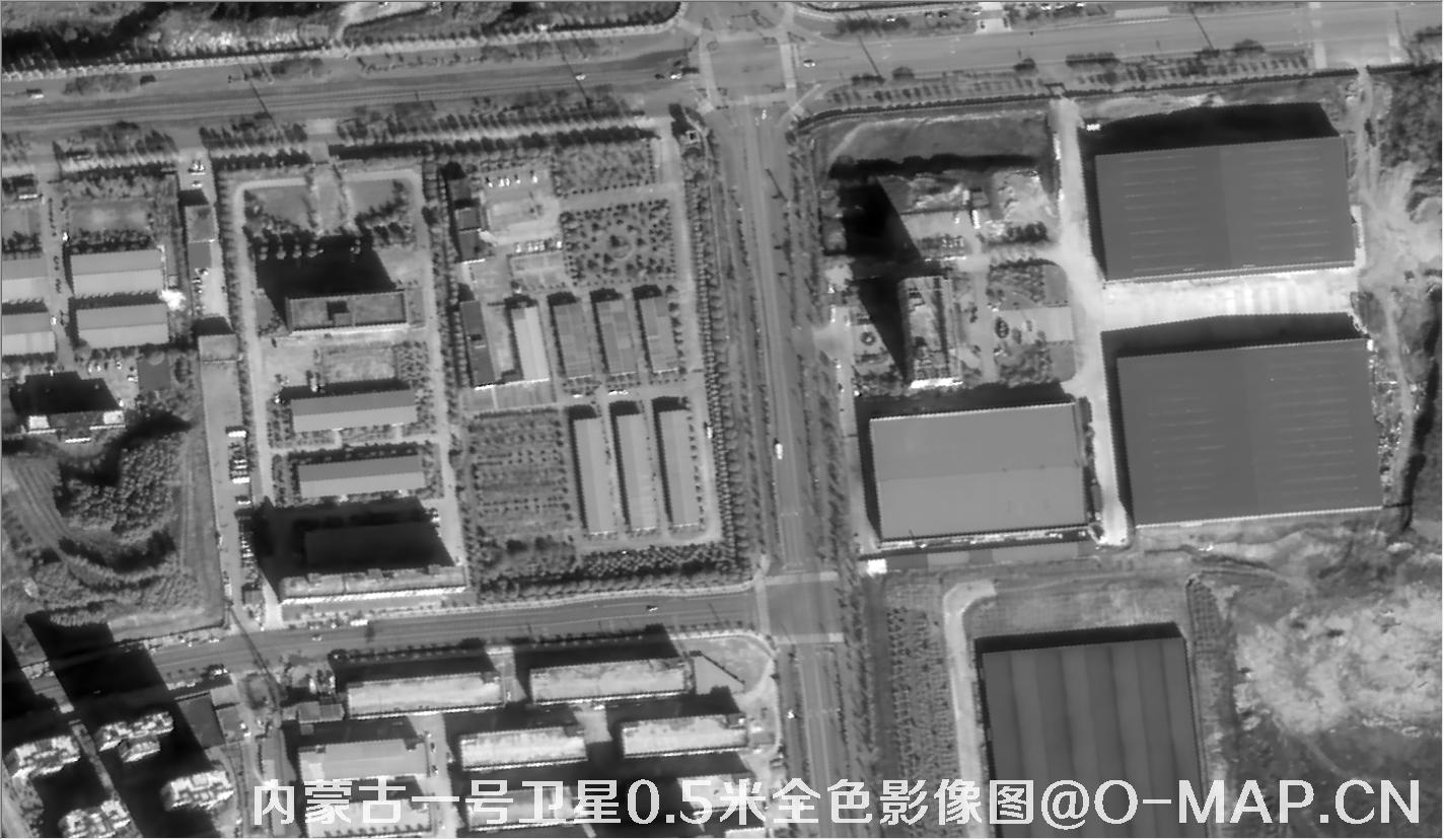 内蒙古一号卫星0.5米全色影像图