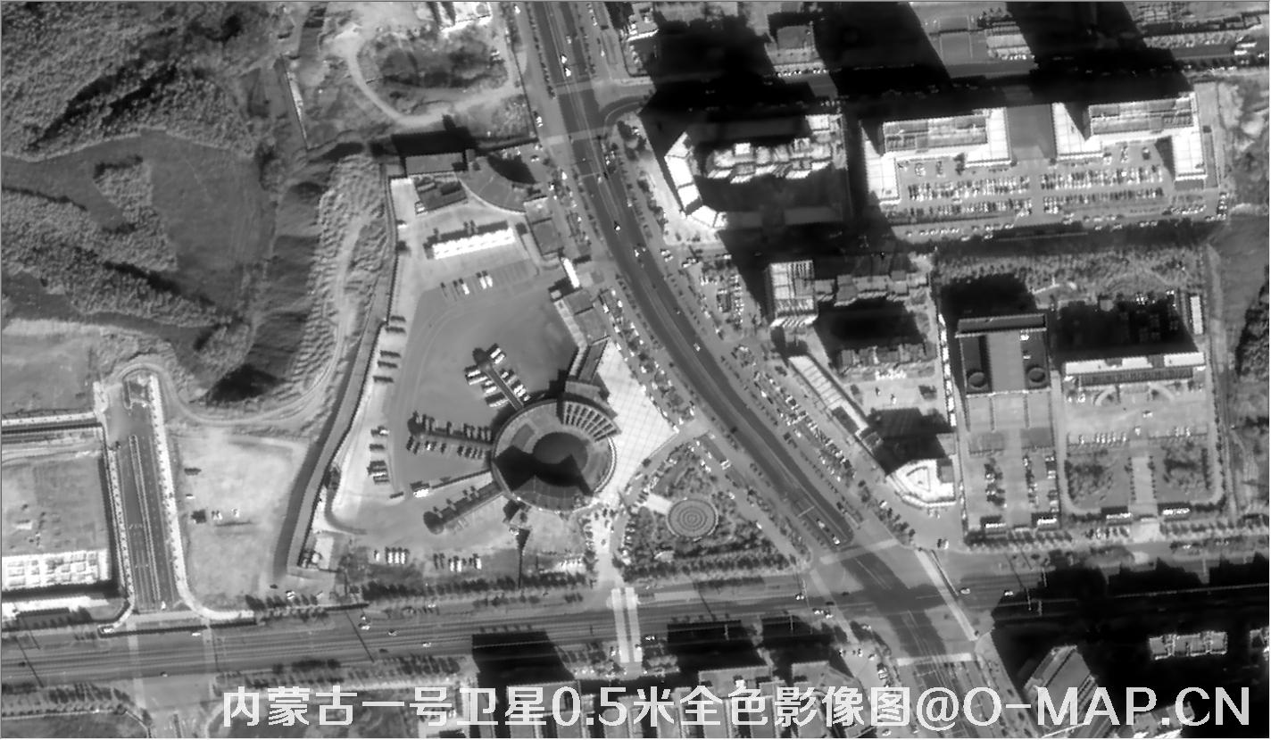 内蒙古一号卫星0.5米全色影像图