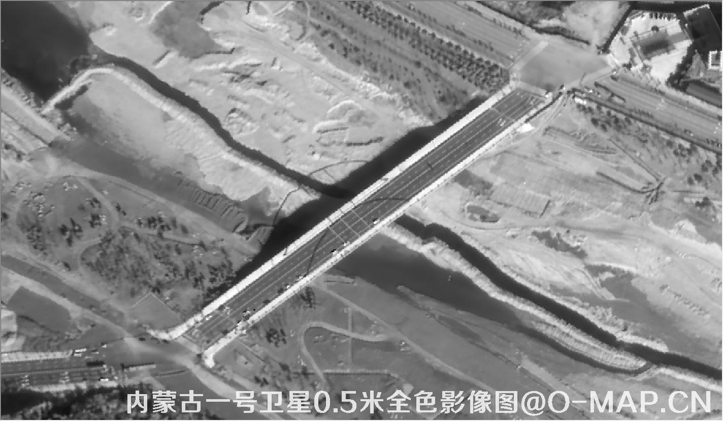 内蒙古一号卫星0.5米全色影像图