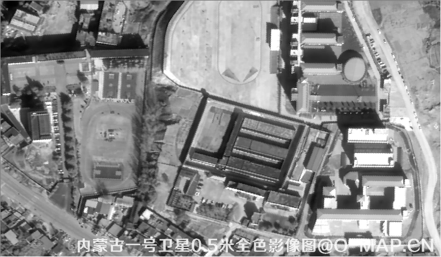 内蒙古一号卫星0.5米全色影像图