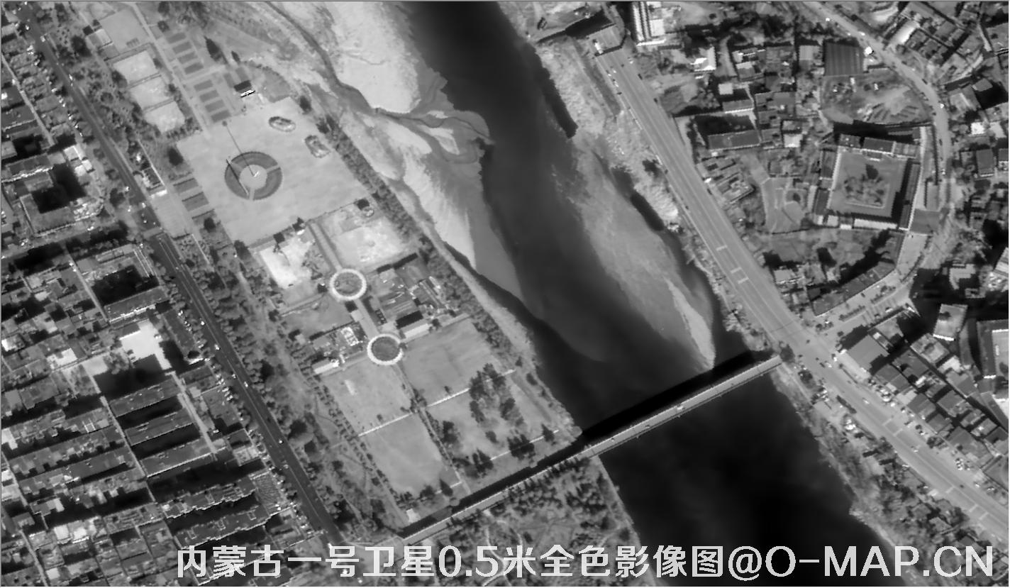 内蒙古一号卫星0.5米全色影像图