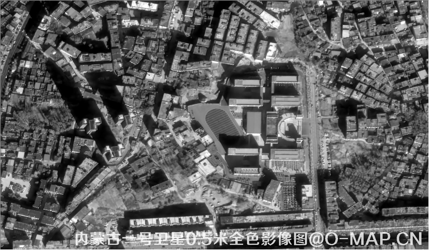 内蒙古一号卫星0.5米全色影像图
