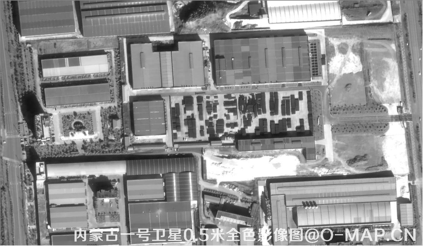 内蒙古一号卫星0.5米全色影像图