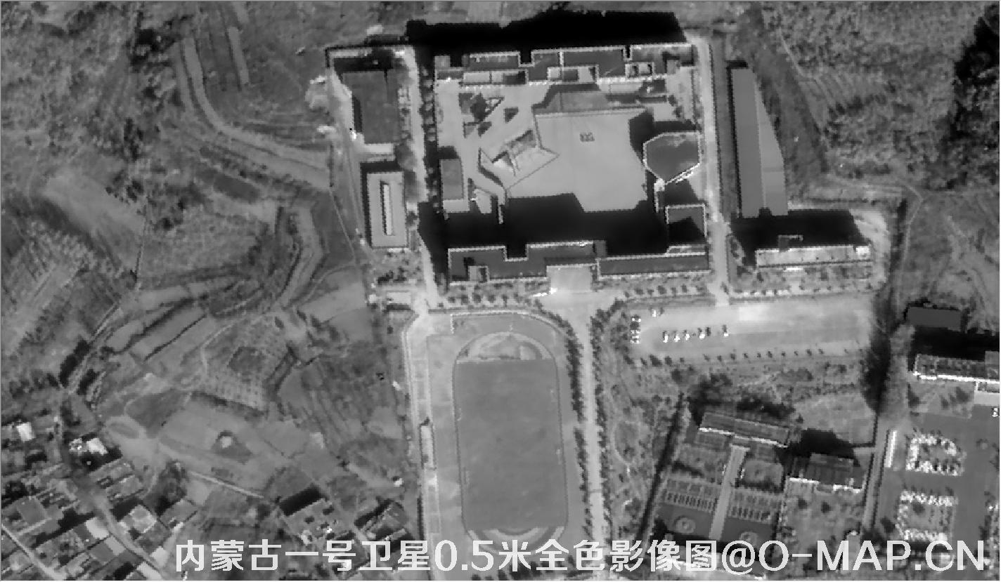 内蒙古一号卫星0.5米全色影像图