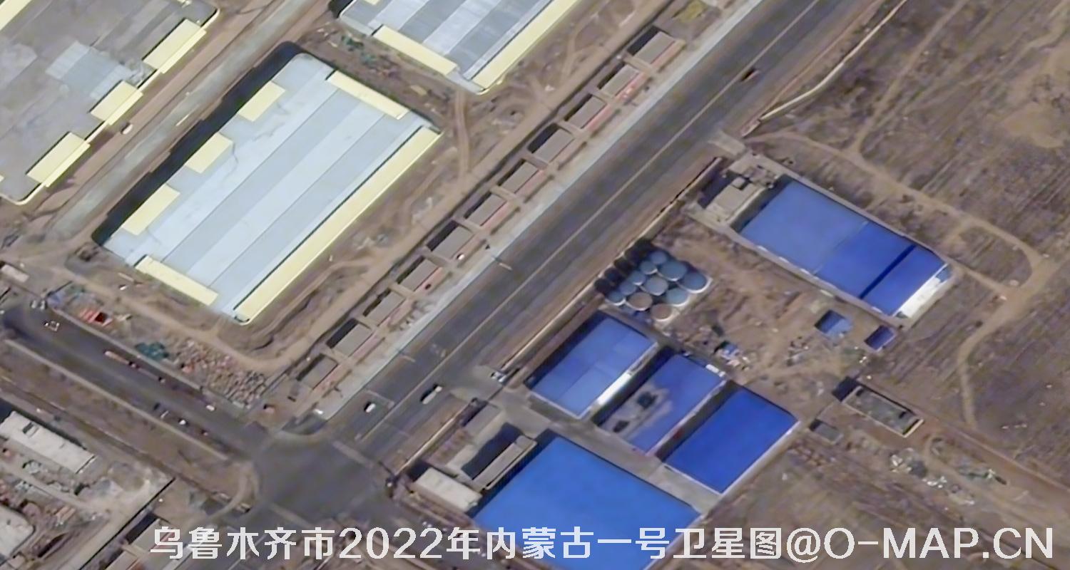 内蒙古一号卫星2022年拍摄的新疆乌鲁木齐市影像图