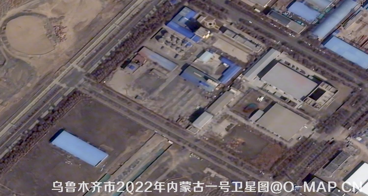内蒙古一号卫星2022年拍摄的新疆乌鲁木齐市影像图