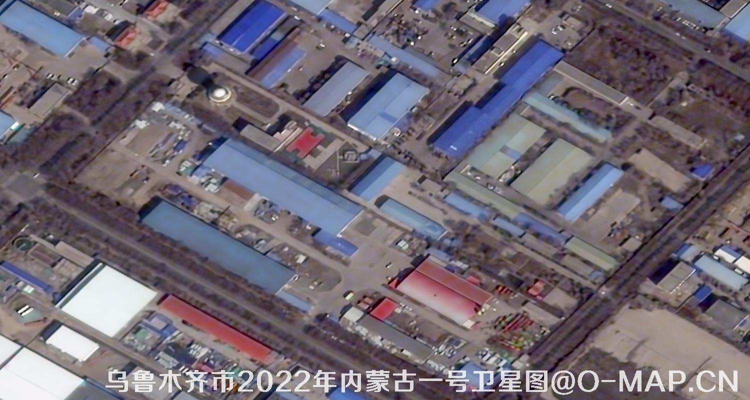 内蒙古一号卫星2022年拍摄的新疆乌鲁木齐市影像图