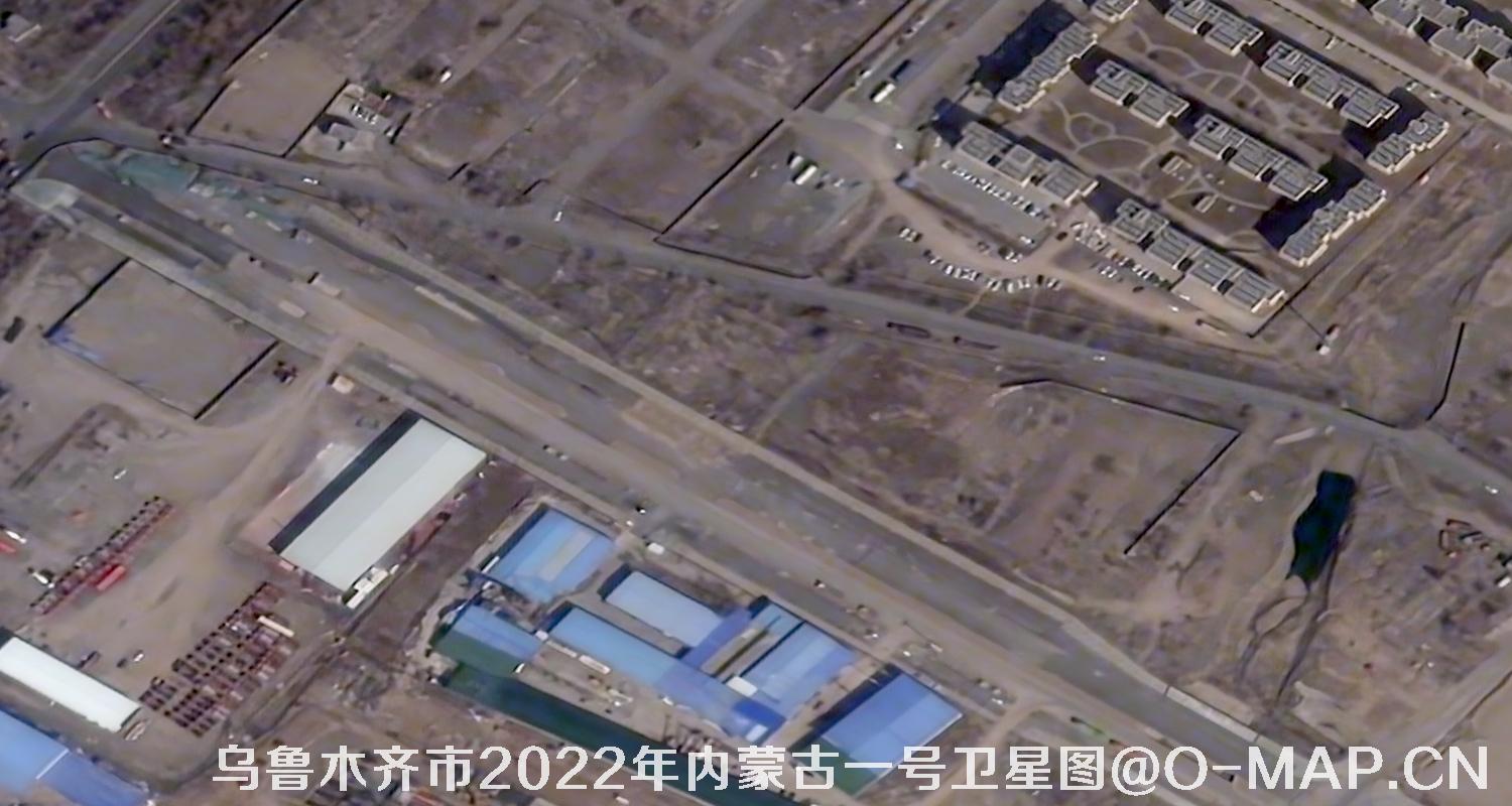内蒙古一号卫星2022年拍摄的新疆乌鲁木齐市影像图