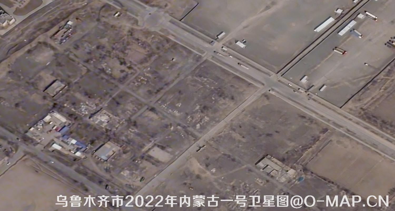 内蒙古一号卫星2022年拍摄的新疆乌鲁木齐市影像图