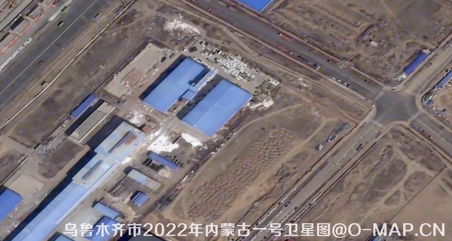 内蒙古一号卫星2022年拍摄的新疆乌鲁木齐市影像图