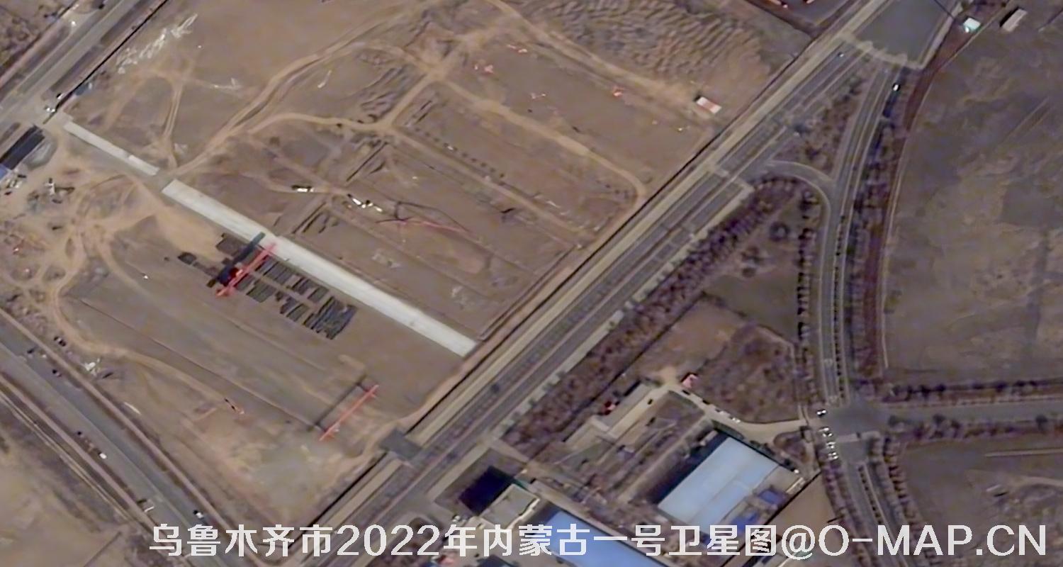 内蒙古一号卫星2022年拍摄的新疆乌鲁木齐市影像图