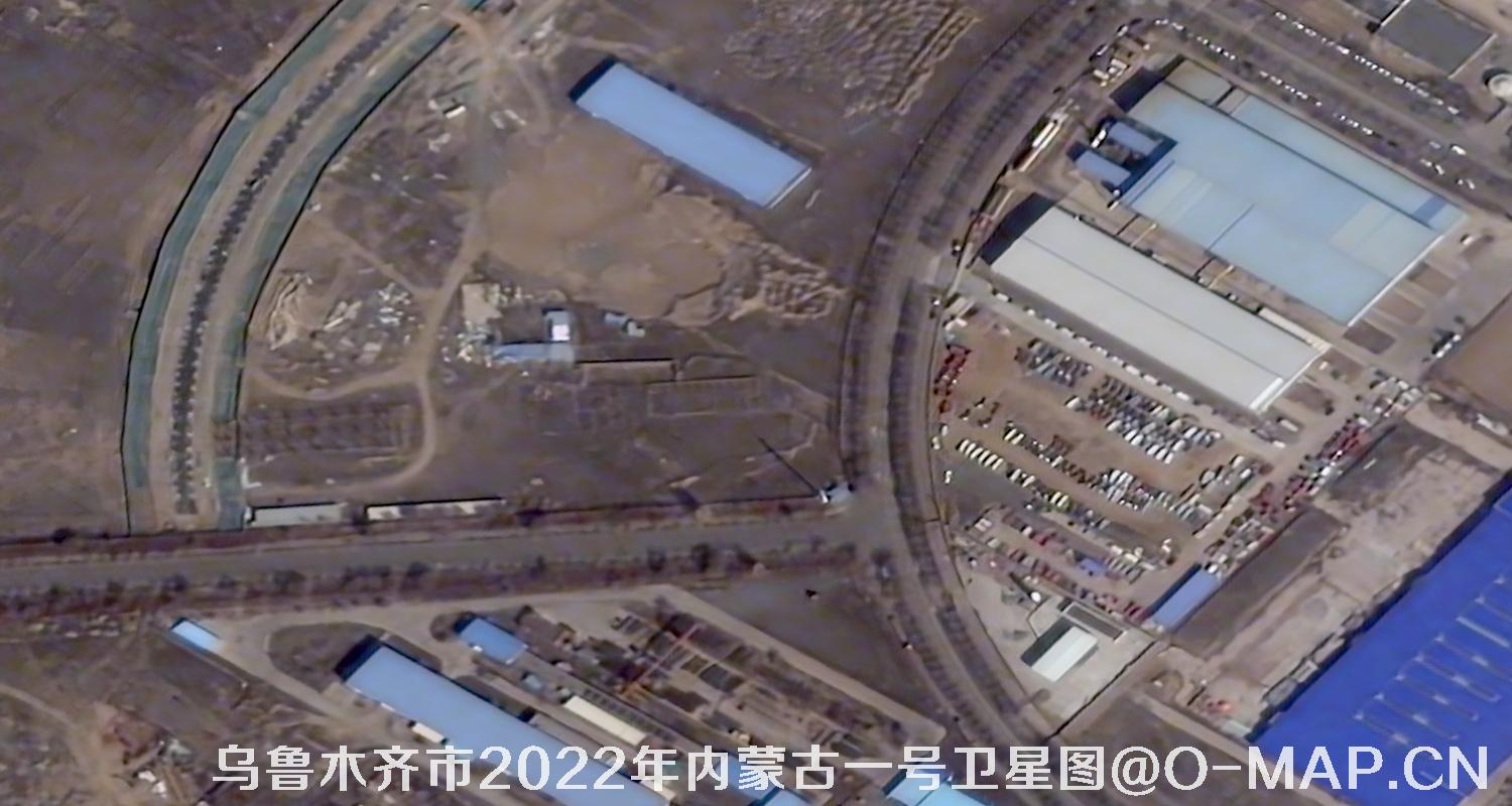 内蒙古一号卫星2022年拍摄的新疆乌鲁木齐市影像图