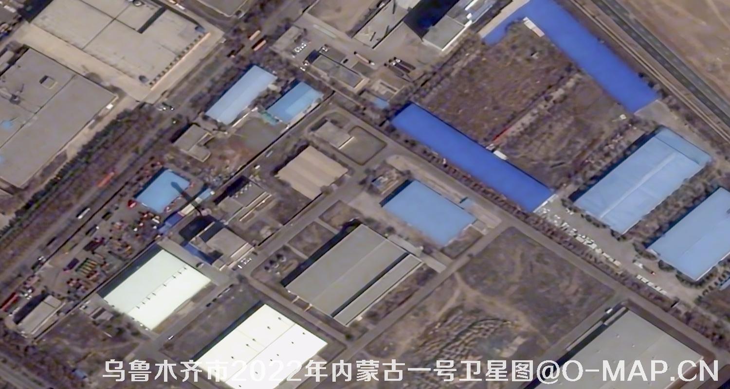 内蒙古一号卫星2022年拍摄的新疆乌鲁木齐市影像图