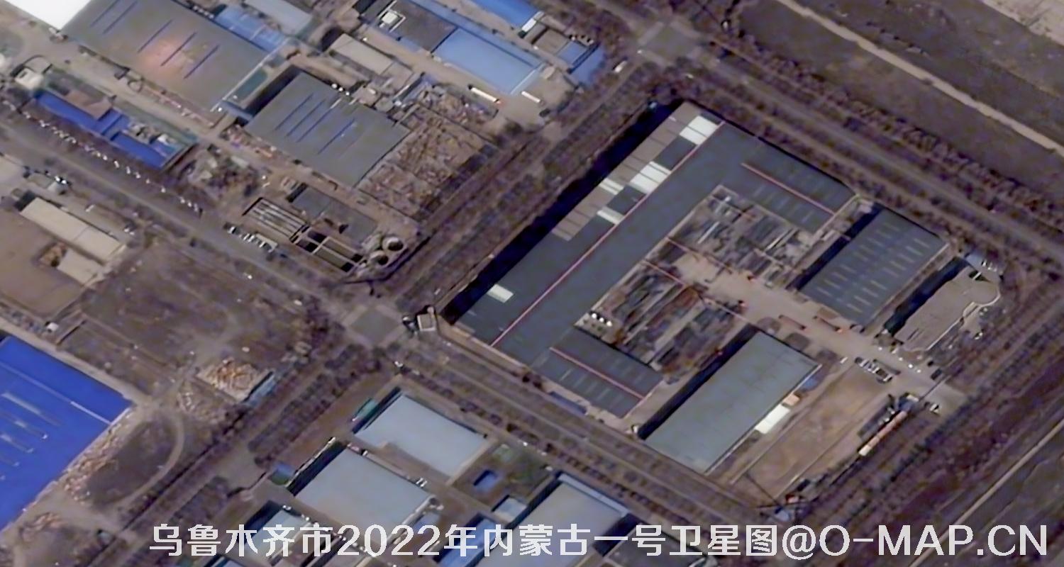 内蒙古一号卫星2022年拍摄的新疆乌鲁木齐市影像图