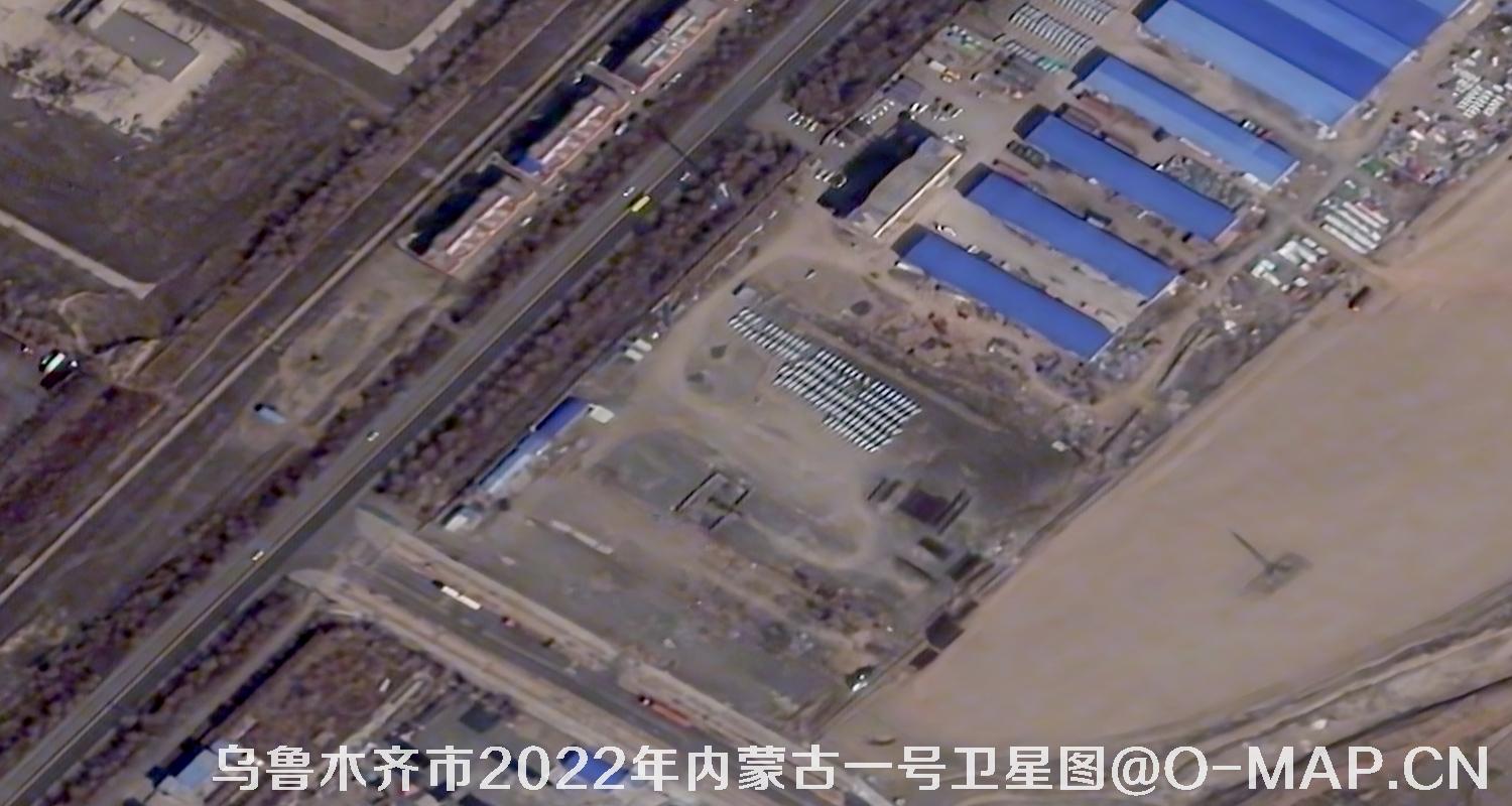 内蒙古一号卫星2022年拍摄的新疆乌鲁木齐市影像图