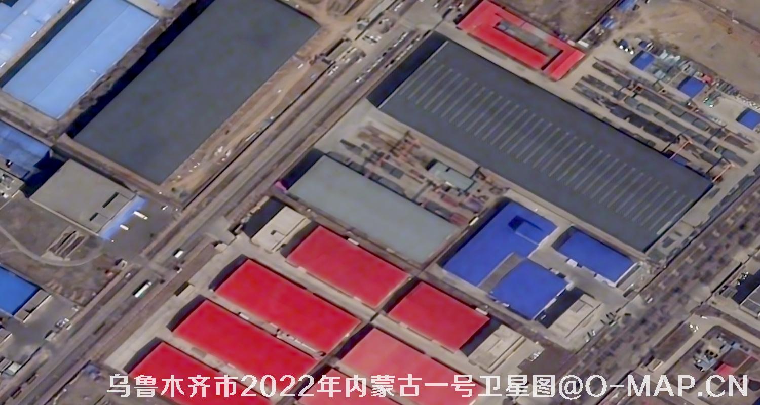 内蒙古一号卫星2022年拍摄的新疆乌鲁木齐市影像图