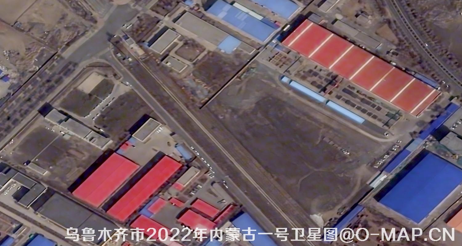 内蒙古一号卫星2022年拍摄的新疆乌鲁木齐市影像图