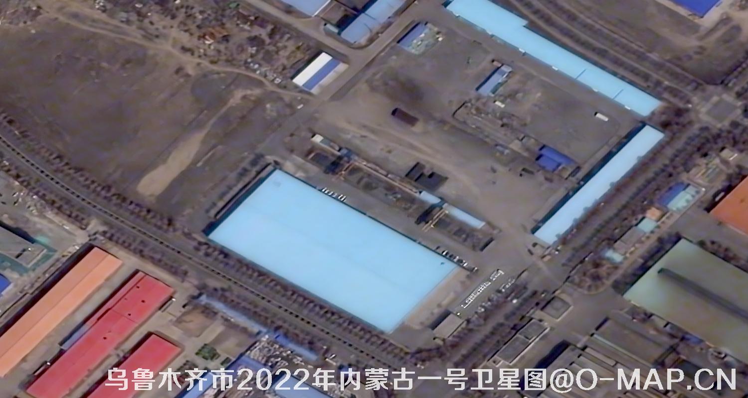 内蒙古一号卫星2022年拍摄的新疆乌鲁木齐市影像图