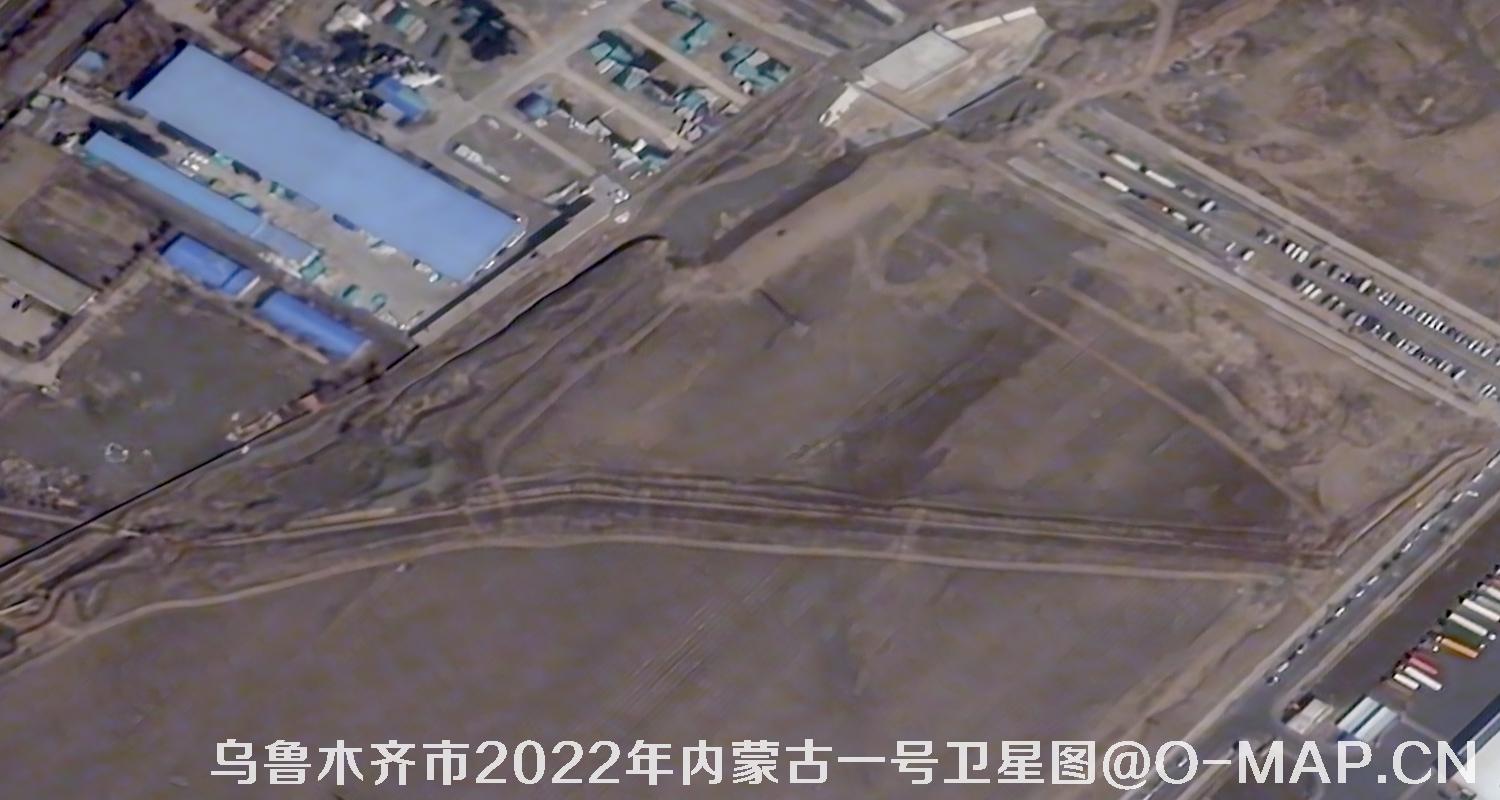 内蒙古一号卫星2022年拍摄的新疆乌鲁木齐市影像图