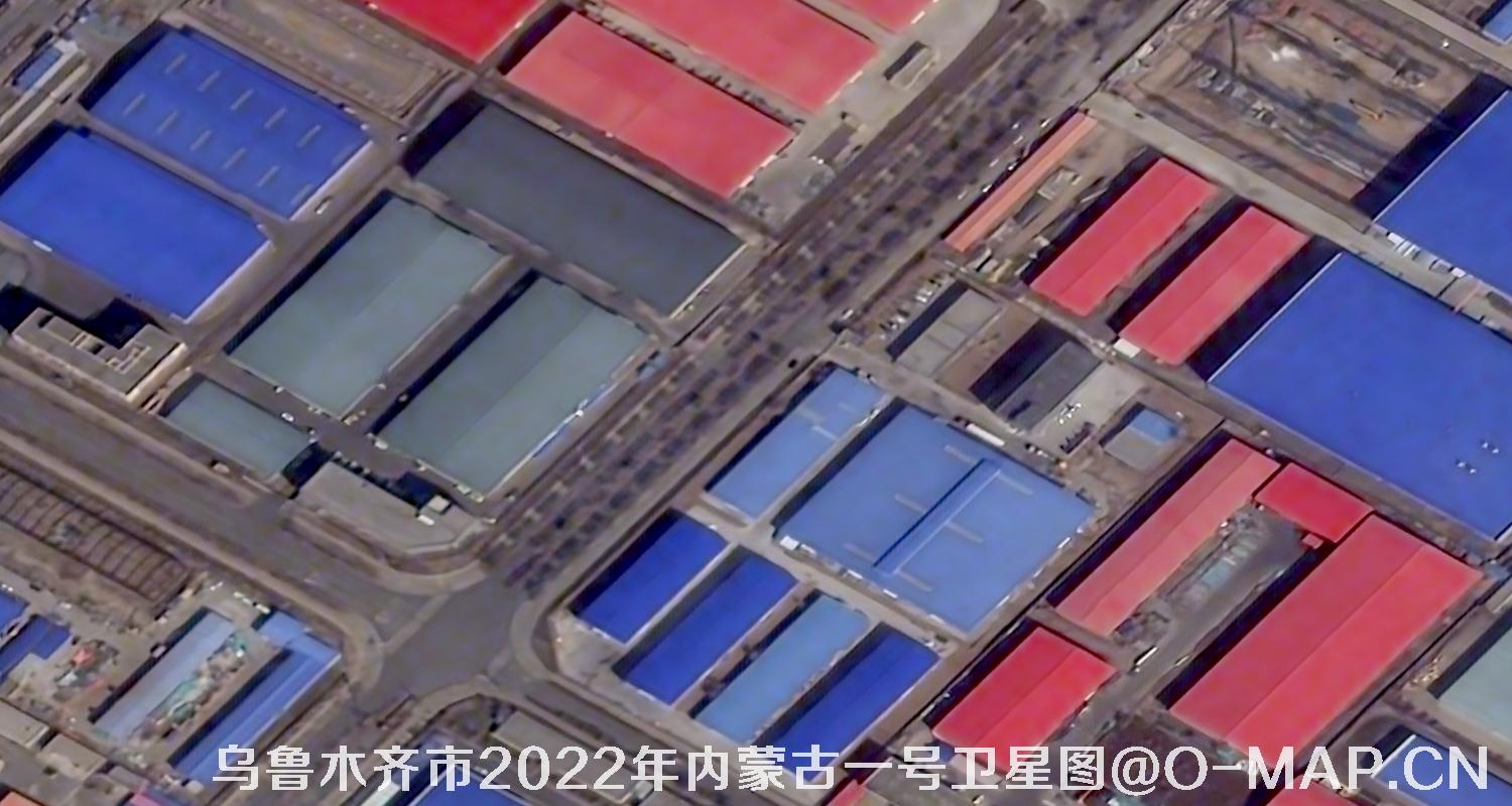 内蒙古一号卫星2022年拍摄的新疆乌鲁木齐市影像图