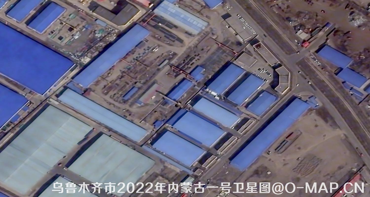 内蒙古一号卫星2022年拍摄的新疆乌鲁木齐市影像图