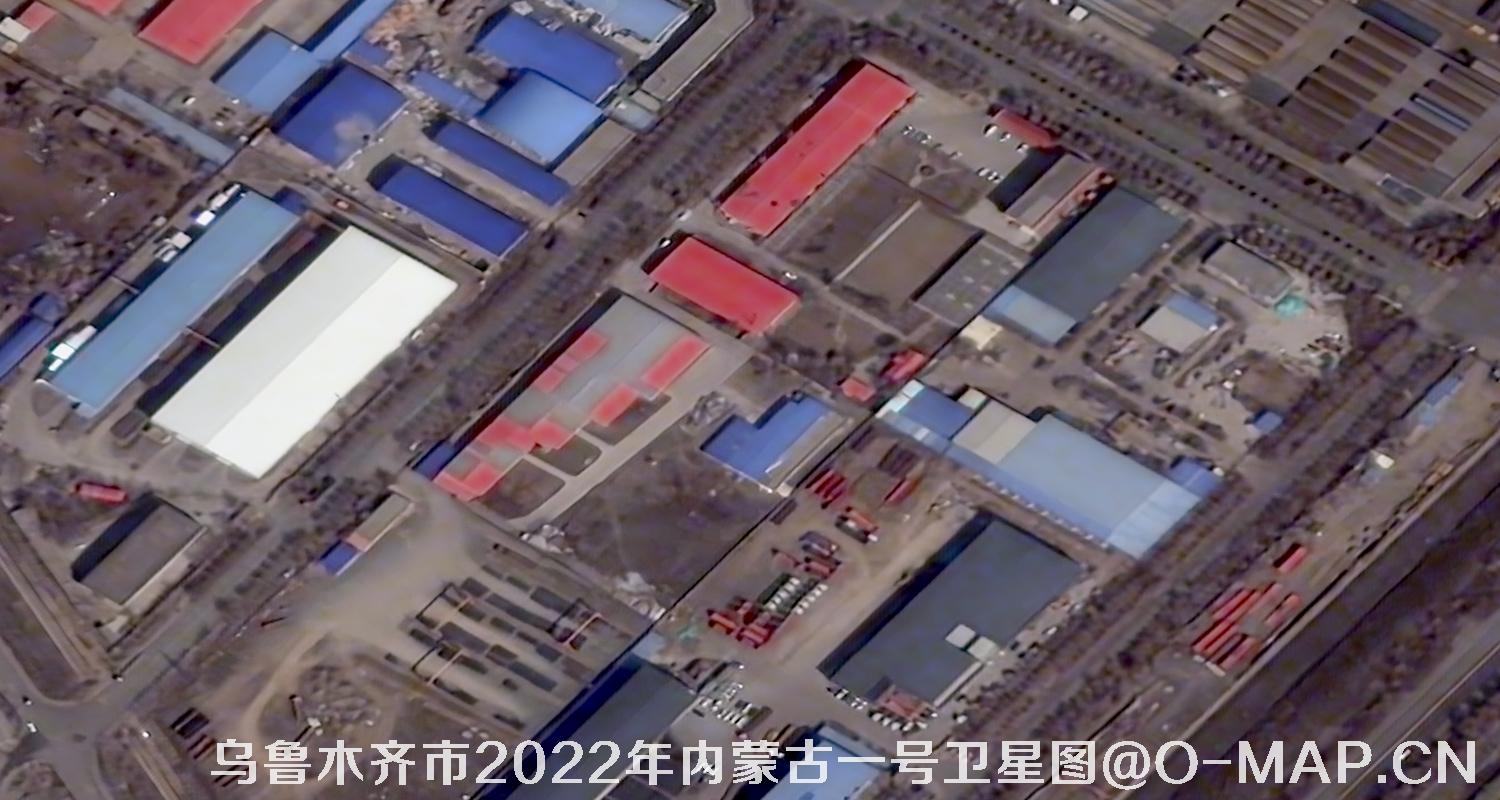 内蒙古一号卫星2022年拍摄的新疆乌鲁木齐市影像图