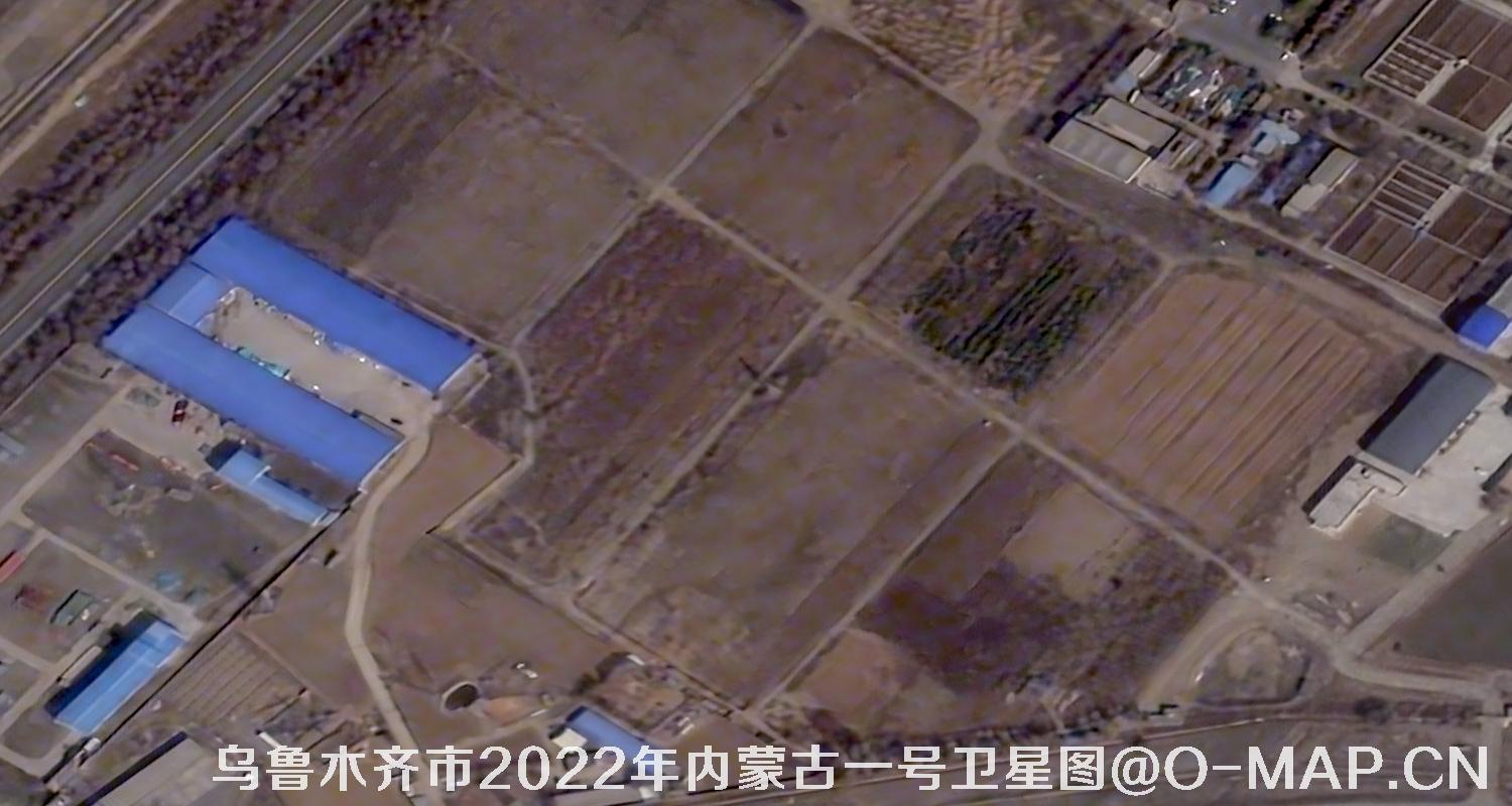 内蒙古一号卫星2022年拍摄的新疆乌鲁木齐市影像图