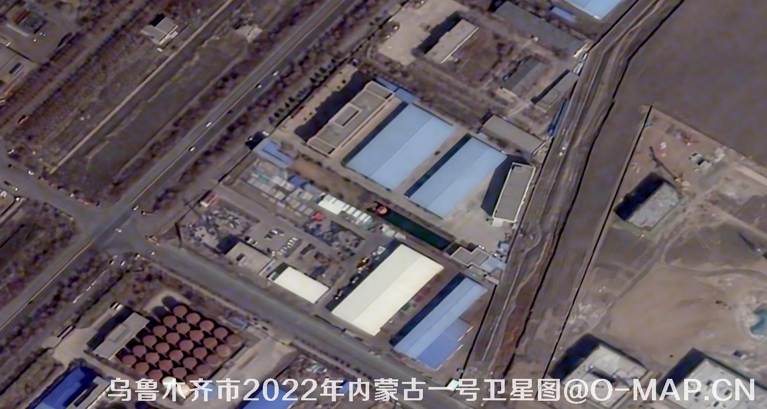 内蒙古一号卫星2022年拍摄的新疆乌鲁木齐市影像图