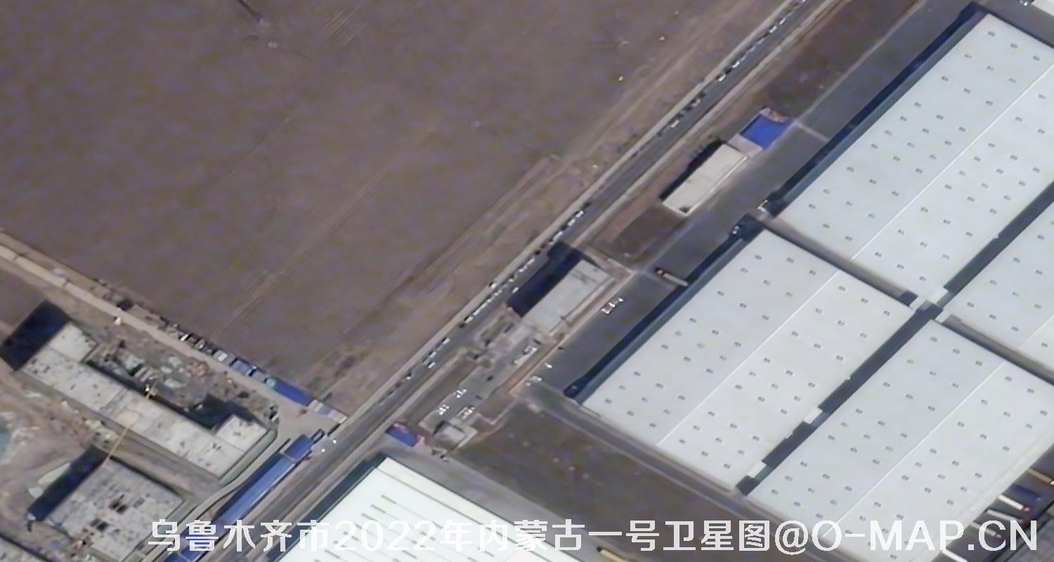 内蒙古一号卫星2022年拍摄的新疆乌鲁木齐市影像图