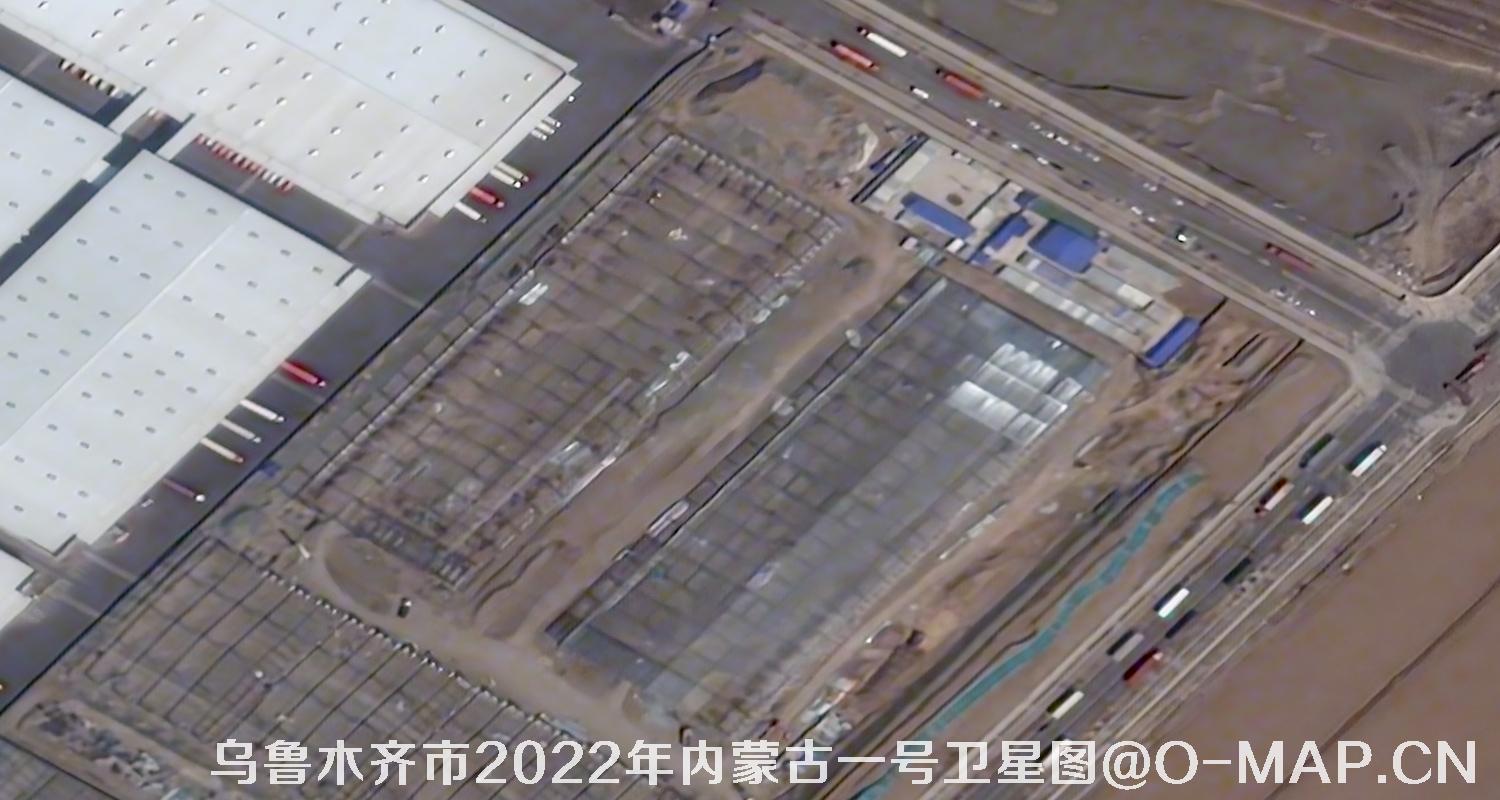内蒙古一号卫星2022年拍摄的新疆乌鲁木齐市影像图