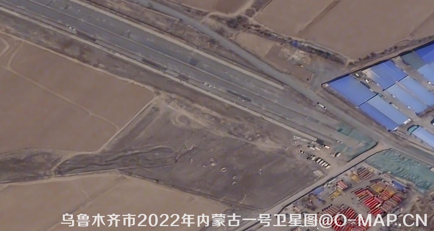 内蒙古一号卫星2022年拍摄的新疆乌鲁木齐市影像图