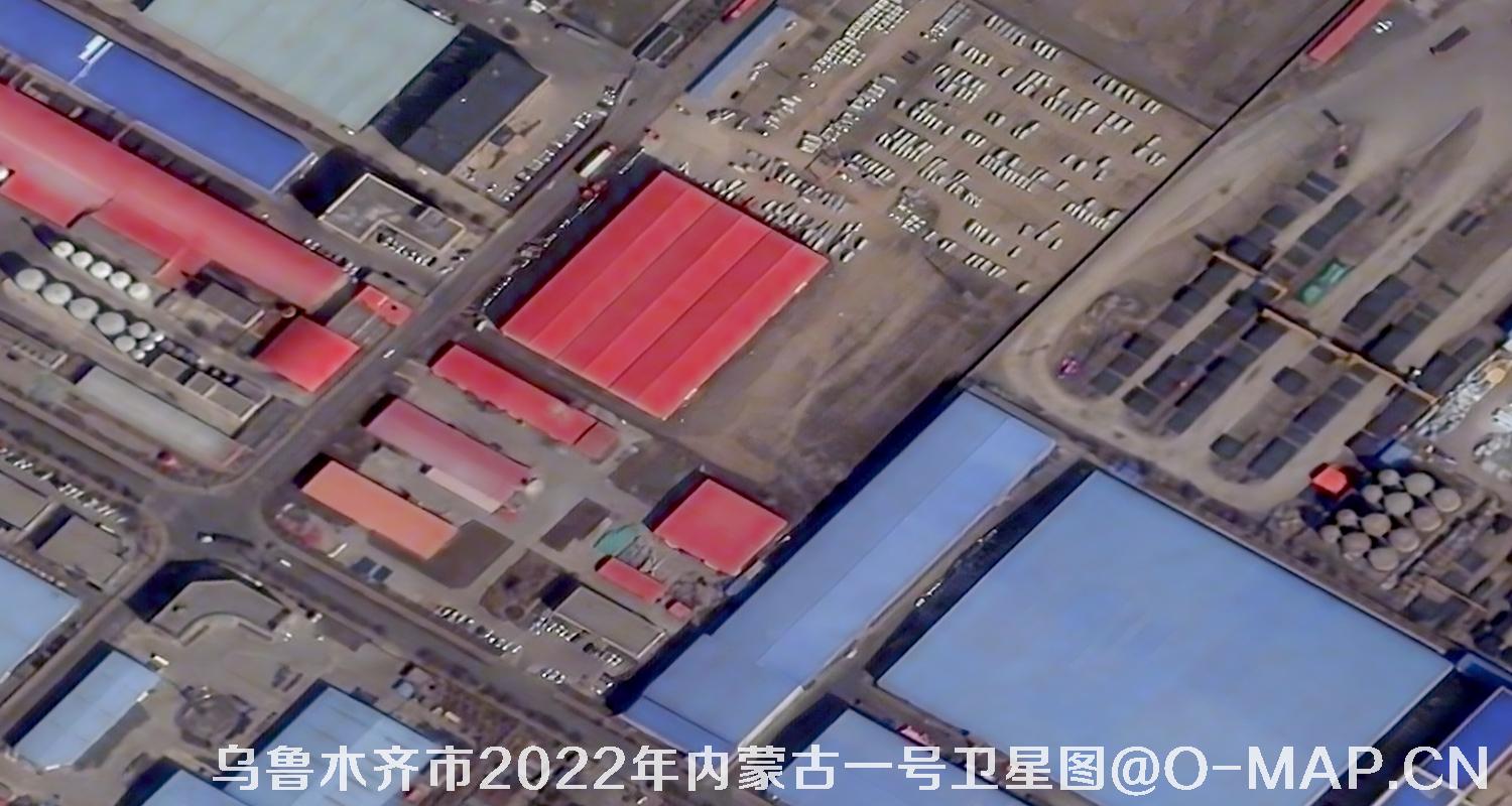 内蒙古一号卫星2022年拍摄的新疆乌鲁木齐市影像图