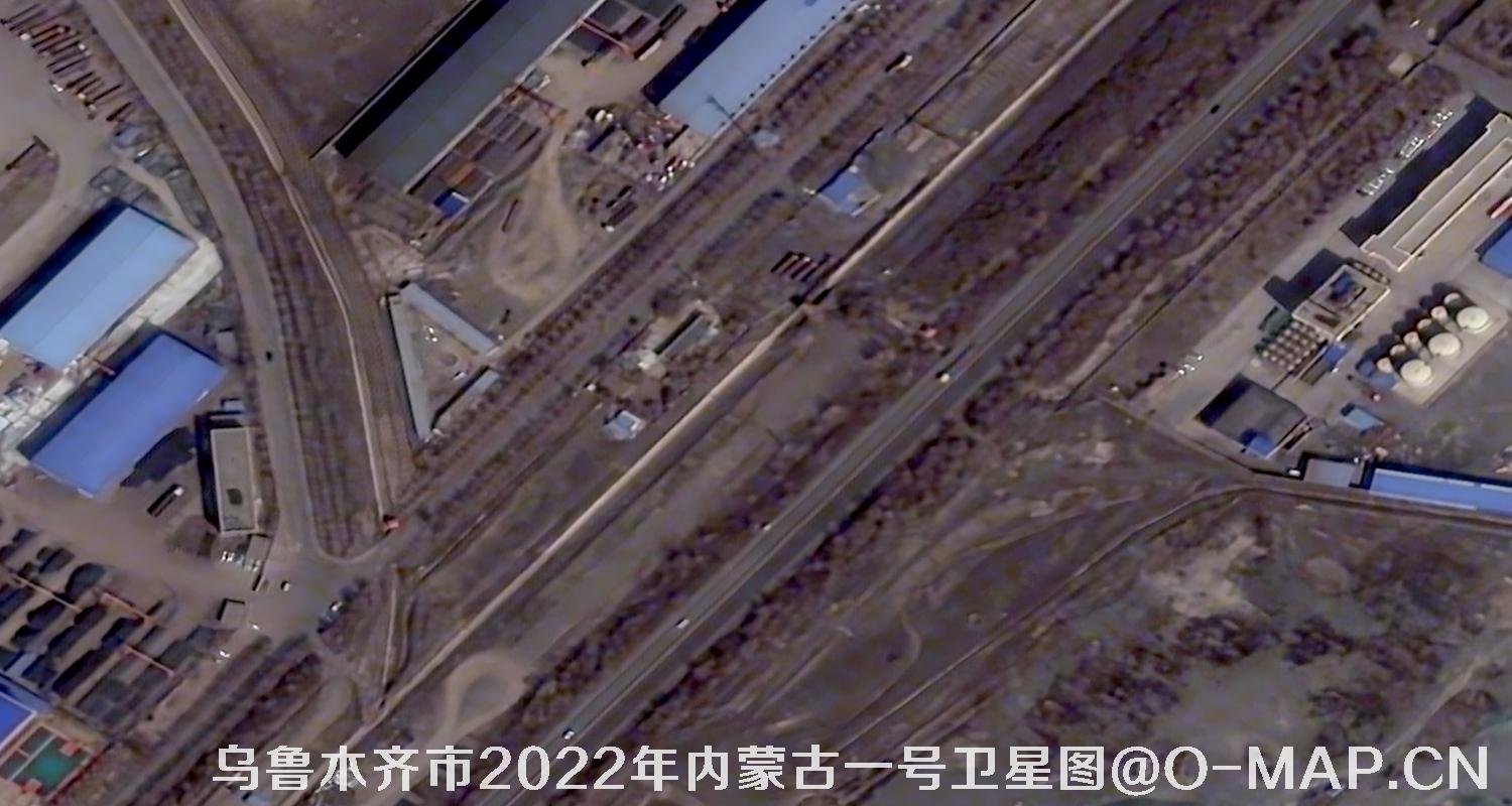 内蒙古一号卫星2022年拍摄的新疆乌鲁木齐市影像图