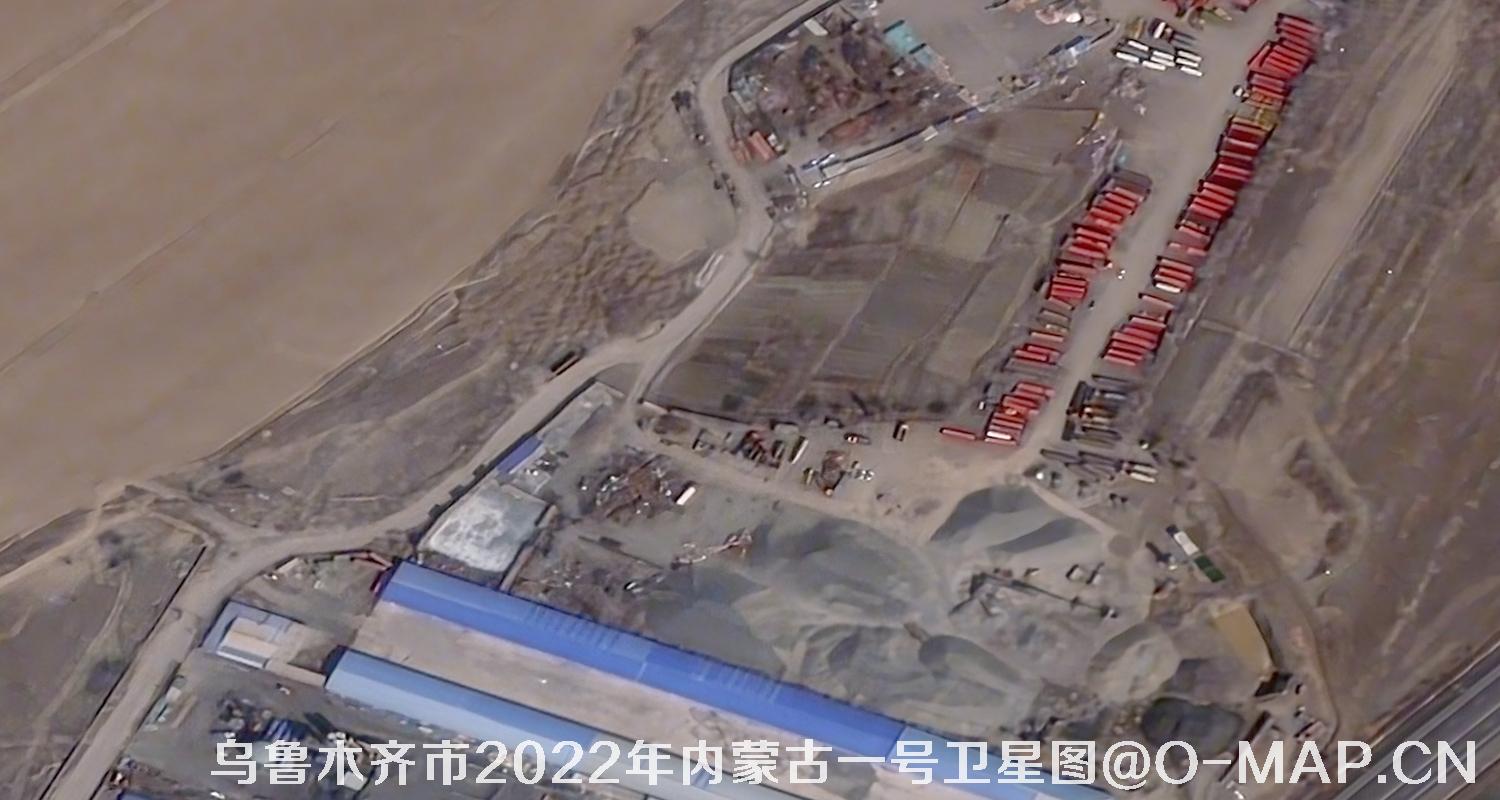 内蒙古一号卫星2022年拍摄的新疆乌鲁木齐市影像图
