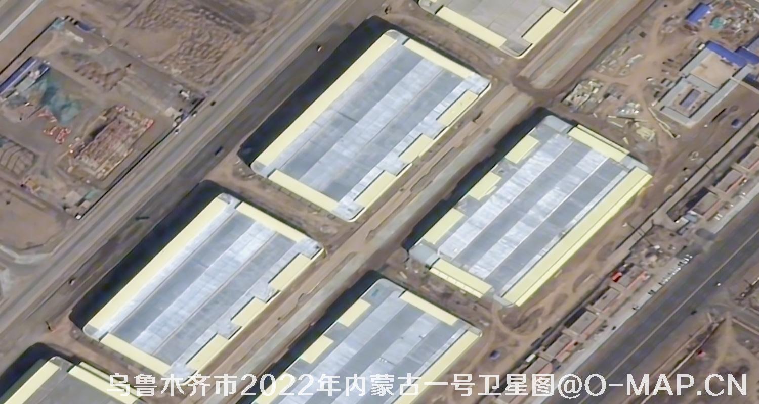 内蒙古一号卫星2022年拍摄的新疆乌鲁木齐市影像图