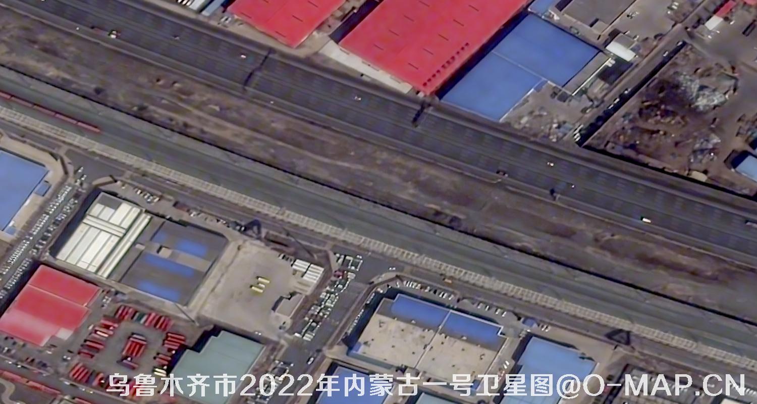 内蒙古一号卫星2022年拍摄的新疆乌鲁木齐市影像图