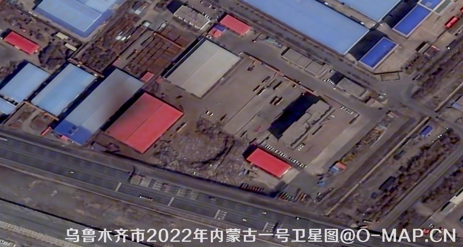 内蒙古一号卫星2022年拍摄的新疆乌鲁木齐市影像图