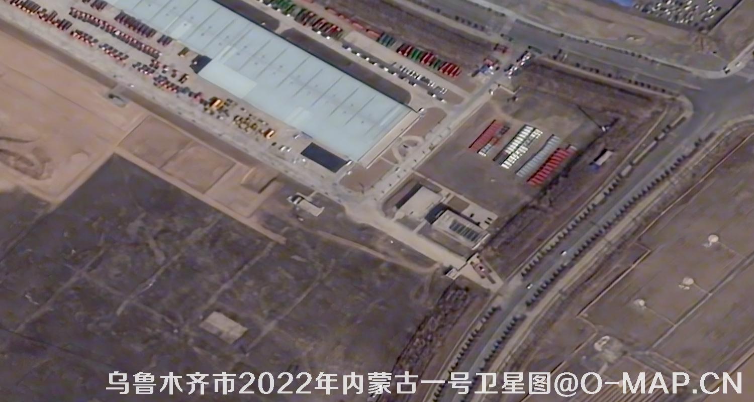 内蒙古一号卫星2022年拍摄的新疆乌鲁木齐市影像图