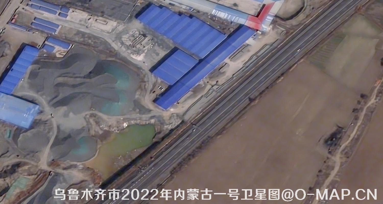 内蒙古一号卫星2022年拍摄的新疆乌鲁木齐市影像图