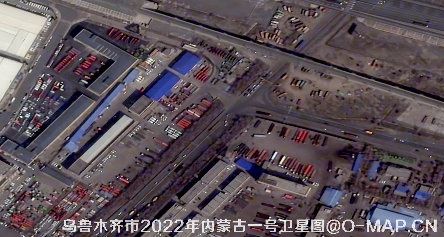 内蒙古一号卫星2022年拍摄的新疆乌鲁木齐市影像图